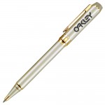 Brass Ballpoint Pen w/ Gold Trim Custom Imprinted