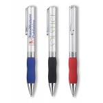 Twist Action Ballpoint Pen With Wide Body And Sati Custom Imprinted