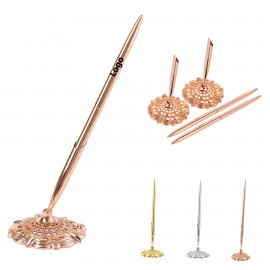 Logo Branded Reception Metal Counter Pen