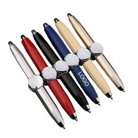 LED Flashlight Fidget Spinner Pen Custom Imprinted