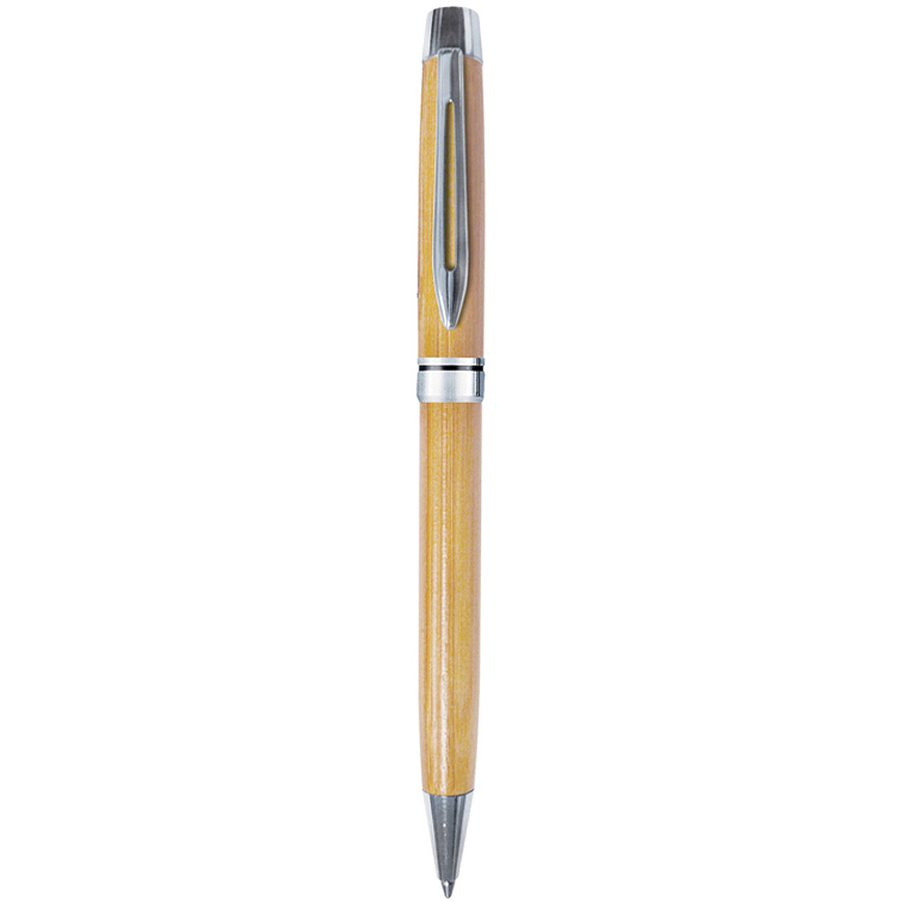 Custom Engraved Luna Bamboo Twist Ballpoint Pen