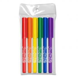 Logo Branded Liqui-Mark Note Writers Fine Point Fiber Point Pens (6-Pack)