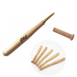 Baseball Bat Wooden Ballpoint Pen Logo Branded