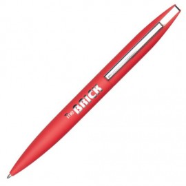 Custom Engraved London Metal Pen - Red