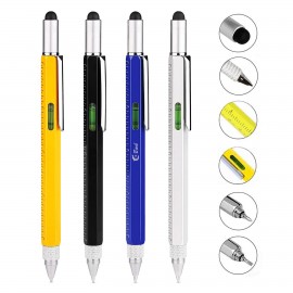 6" 1 Metal Multi-functional Tool Ballpoint Pen Custom Imprinted