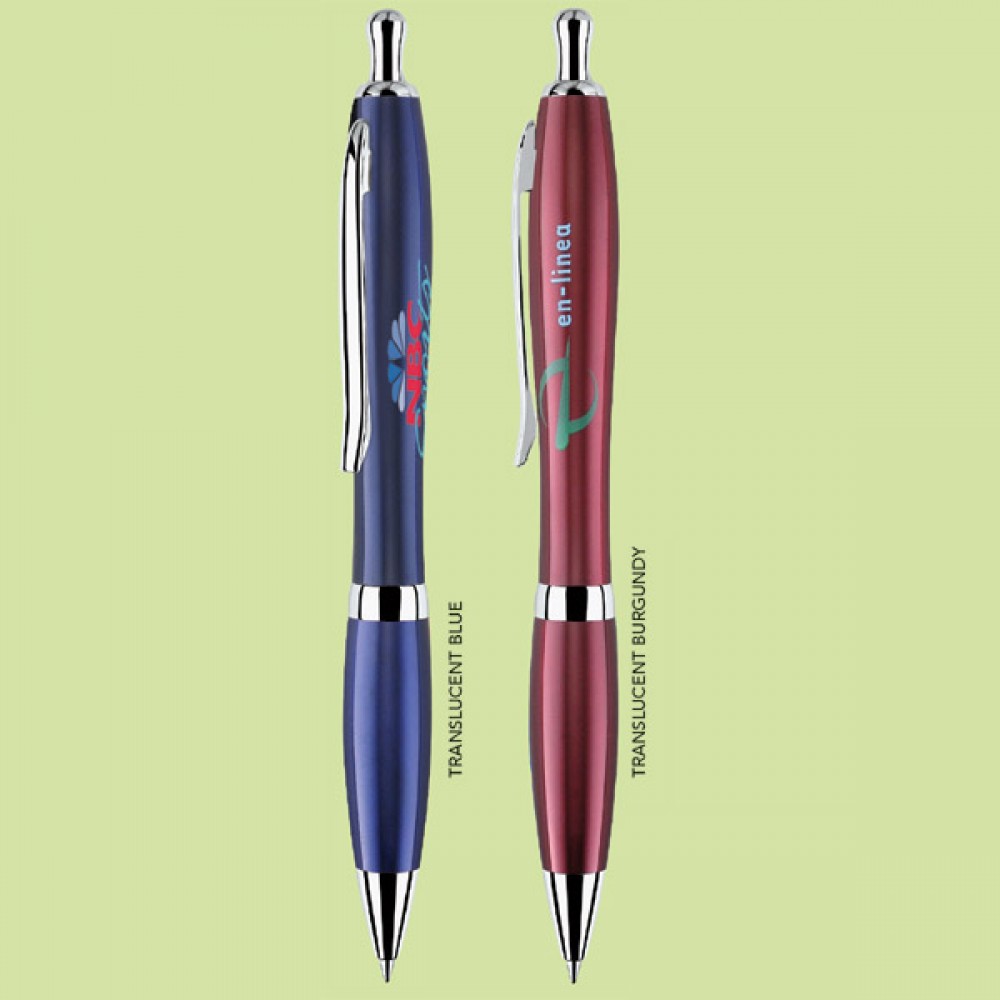 Custom Engraved Yankee Push Action Ballpoint Pen