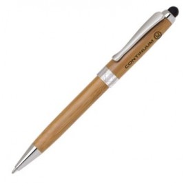 Bamboo Stylus Ballpoint or Gel Pens Custom Engraved