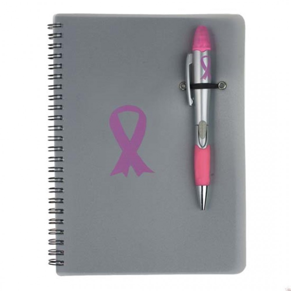 Silver Champion/Notebook Combo - Pink Custom Engraved Silver Champion/Notebook Combo - Pink Custom Engraved