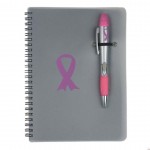 Silver Champion/Notebook Combo - Pink Custom Engraved