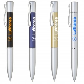 Alice Heavy Brass Twist Action Pen Custom Imprinted  Alice Heavy Brass Twist Action Pen Custom Imprinted