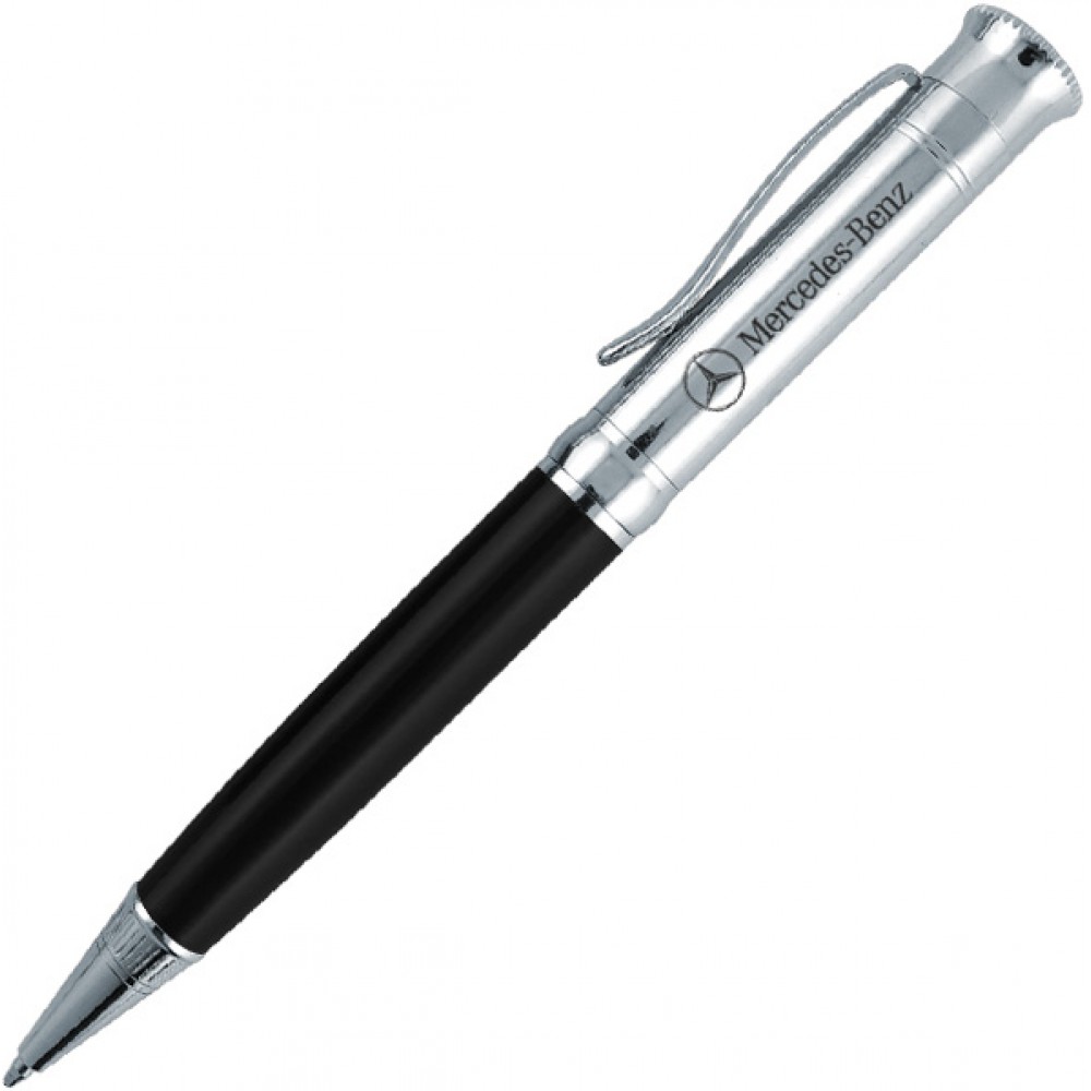 Custom Engraved Crown Collection Executive Pen (Silver/Black) Custom Engraved Crown Collection Executive Pen (Silver/Black)