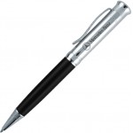 Custom Engraved Crown Collection Executive Pen (Silver/Black)