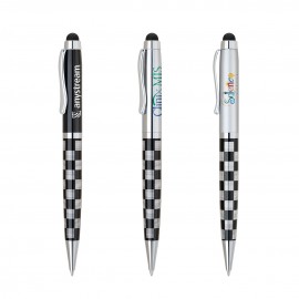 Stylus-522 Heavyweight Checkerboard Ballpoint Pen Custom Engraved  Stylus-522 Heavyweight Checkerboard Ballpoint Pen Custom Engraved