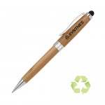 Logo Branded Thicket Bamboo Stylus Pen