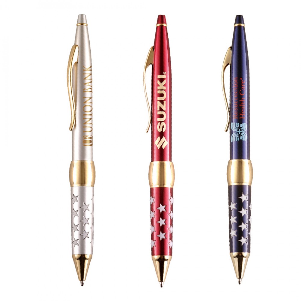 Custom Imprinted Patriotic Ballpoint Pen
