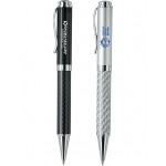 Custom Imprinted Carbon Fiber Twist Action Ball Point Pen