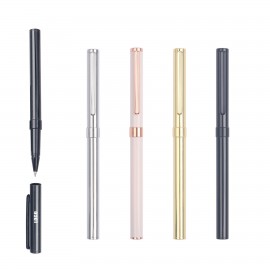 Metal Pen w/Flat Cap Custom Engraved