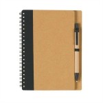Eco-Friendly Lined Journal and Pen Gift Set Custom Engraved
