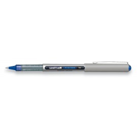 Logo Branded Uniball Vision Blue/Blue Ink Roller Ball Pen