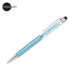 Custom Imprinted Blackpen Crystyle Ballpoint Pen/Stylus  Custom Imprinted Blackpen Crystyle Ballpoint Pen/Stylus