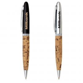Bolo Cork Ballpoint Pen Custom Engraved
