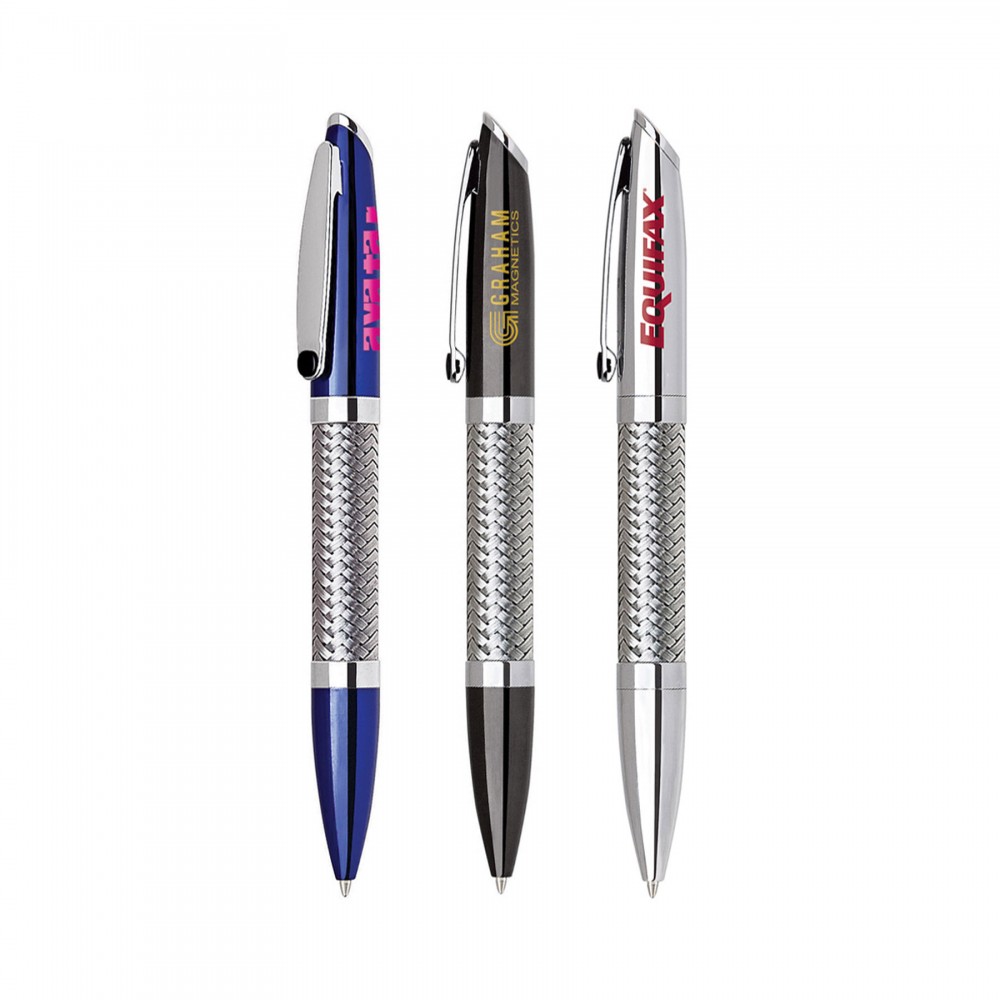 Twist Action Metal Ballpoint Pen Custom Imprinted Twist Action Metal Ballpoint Pen Custom Imprinted