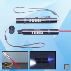 Custom Imprinted 3-in-1 UV LED Flashlight with USB Port  Custom Imprinted 3-in-1 UV LED Flashlight with USB Port