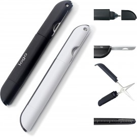 Multi-Tool Pen with Folding Scissors Logo Branded