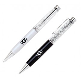 Custom Imprinted Crystalline V Crystal Ballpoint Pen