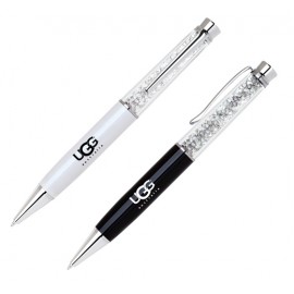 Logo Branded Crystalline V Crystal Ballpoint Pen