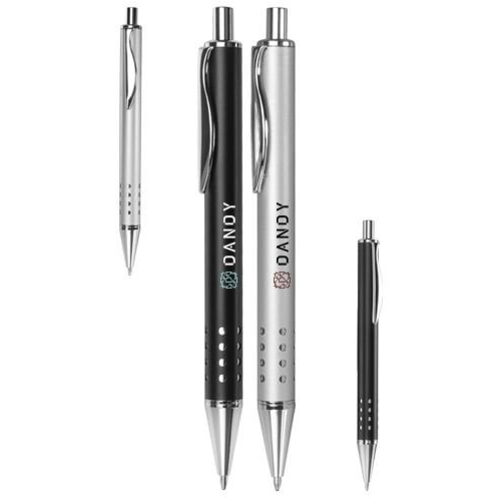 Swerve Clip Metal Ballpoint Pens Custom Imprinted