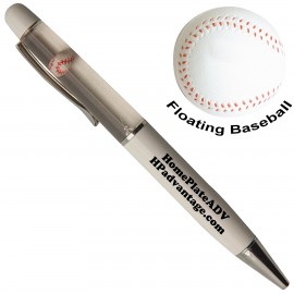 Floating Baseball Pen Logo Branded  Floating Baseball Pen Logo Branded