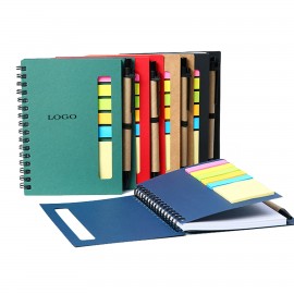 Inspired Notebook with Ballpoint Pen Logo Branded  Inspired Notebook with Ballpoint Pen Logo Branded