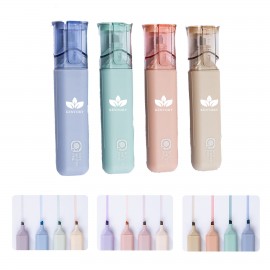 Highlighter 4 Pastel Assorted Colors Logo Branded