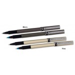 Custom Engraved Uni Ball Deluxe Capped Rollerball Pen w/ 0.5mm Micro Black Barrel