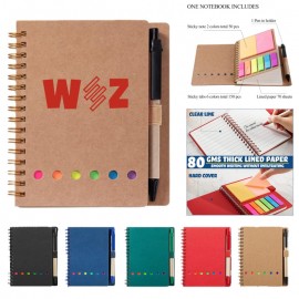 Spiral Notebook With Pen Custom Engraved  Spiral Notebook With Pen Custom Engraved