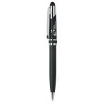 Twist Action Ballpoint Pen w/ Chrome Accent Custom Imprinted