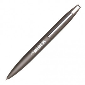 London Metal Pen - Gun Metal Logo Branded