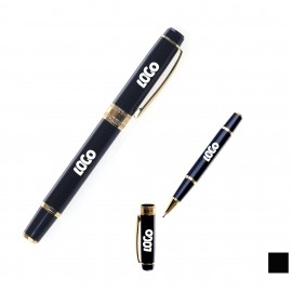 Business Rollerball Pen with Pen Clip Custom Engraved