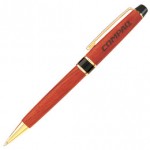Custom Imprinted Rosewood Gold/Black Ballpoint Pen