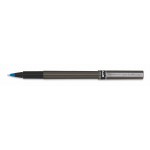 Custom Engraved Uniball Deluxe Micro Point Platinum Gray/Blue Ink Roller Ball Pen