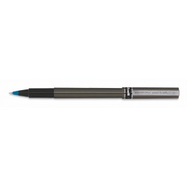 Uniball Deluxe Micro Point Platinum Gray/Blue Ink Roller Ball Pen Custom Imprinted