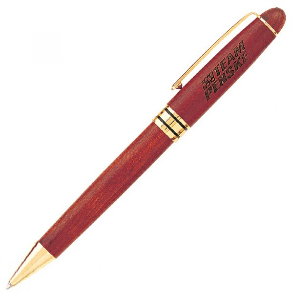 Logo Branded Wood Collection Ballpoint Pen