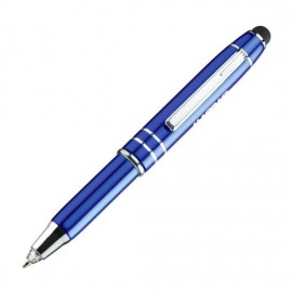 Reveal Metal Stylus Pen - Blue Custom Imprinted