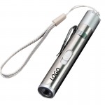 Custom Engraved Medical Stainless Steel Mini LED Flashlight Torch With Pen Clip
