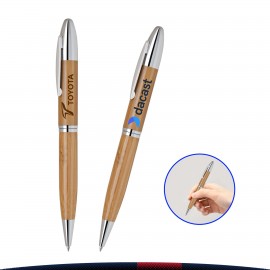 Logo Branded Zarble Bamboo Pen  Logo Branded Zarble Bamboo Pen