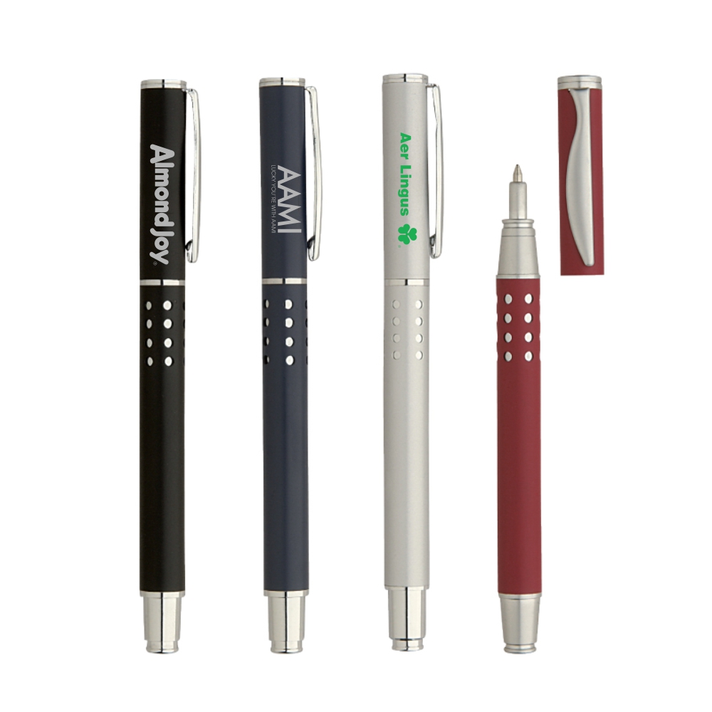 Logo Branded The Silversun Rollerball Pen Logo Branded The Silversun Rollerball Pen