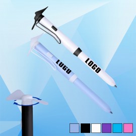 Custom Engraved Fan Pen Ballpoint Pen with Mini Fan