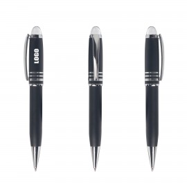 Custom Imprinted Metal Pen With Clear Top