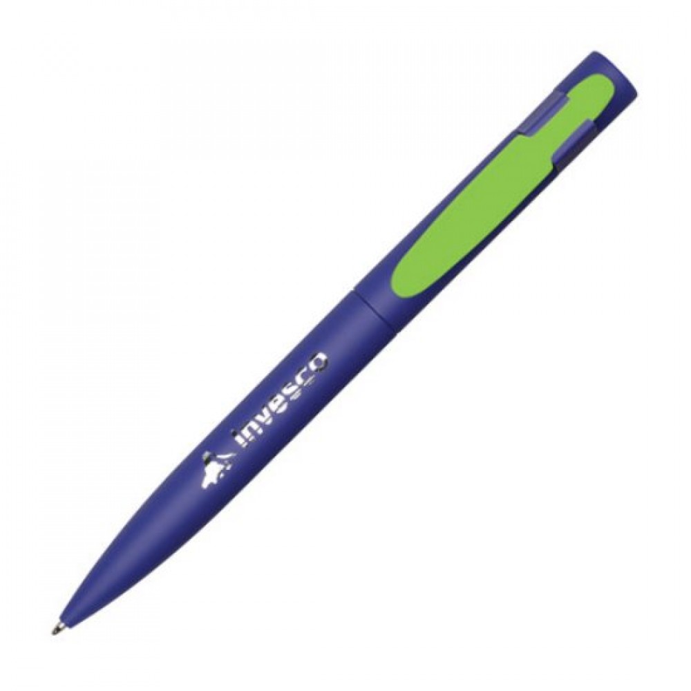 Custom Imprinted Harmony Pen - Blue/Green